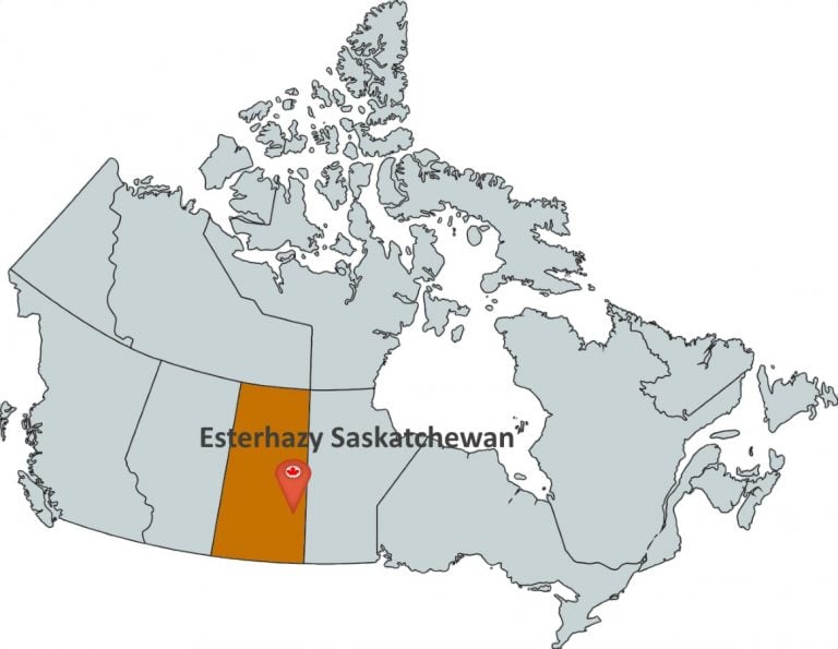 Where is Esterhazy Saskatchewan?