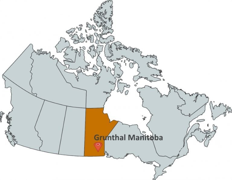 Where is Grunthal Manitoba?