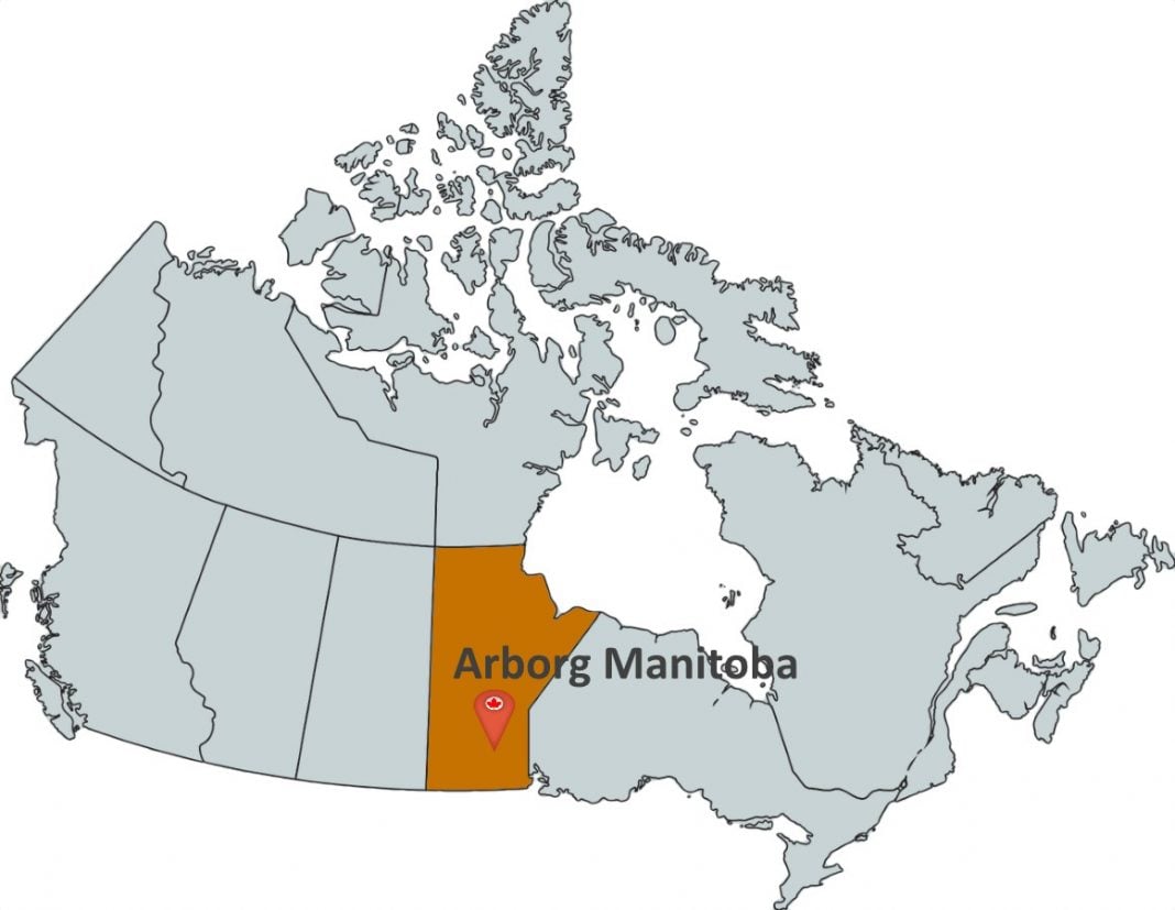 Where is Arborg Manitoba?