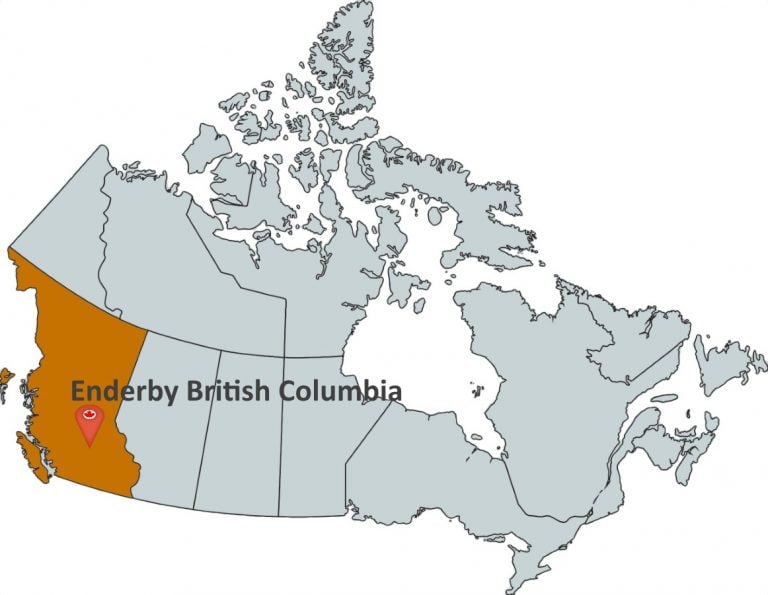 Where is Enderby British Columbia?