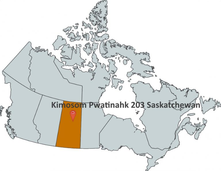 Where is Kimosom Pwatinahk 203 Saskatchewan?