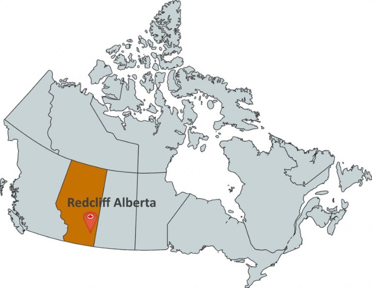 Where is Redcliff Alberta?