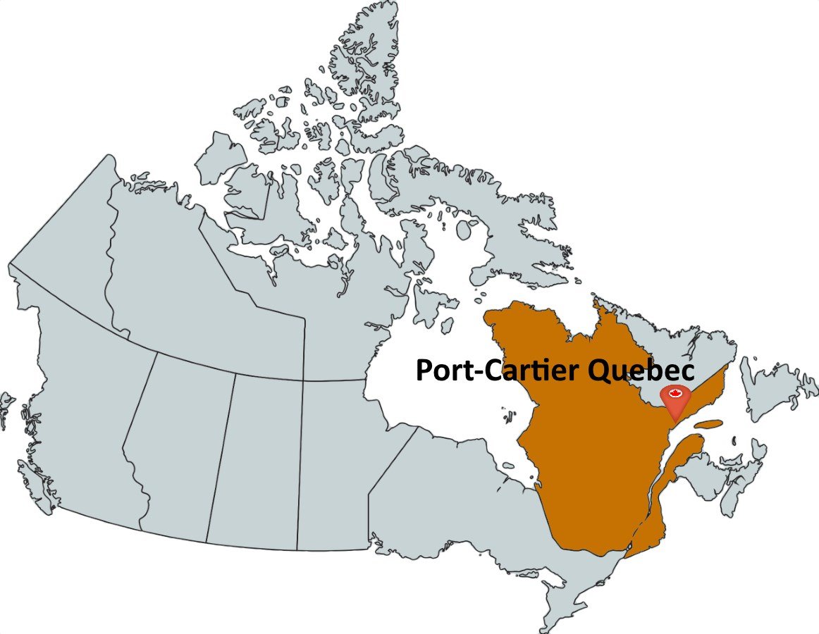 port cartier quebec map off 63 