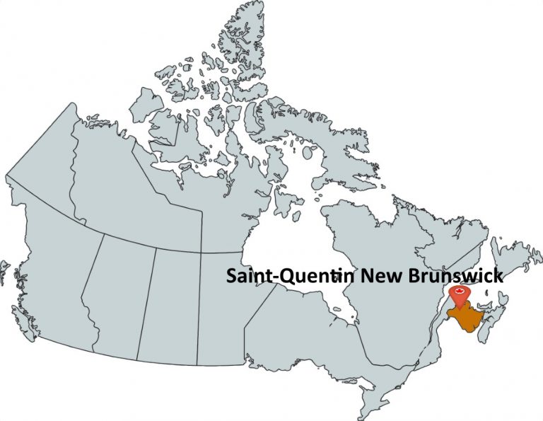 Where is Saint-Quentin New Brunswick?