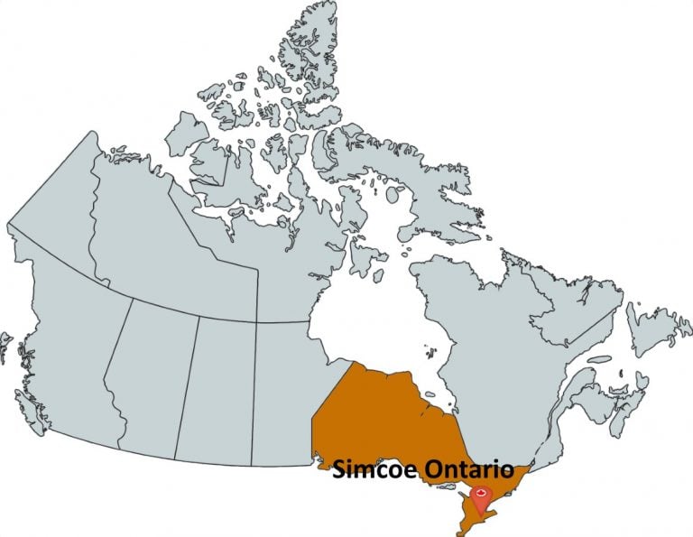 Where is Simcoe Ontario?