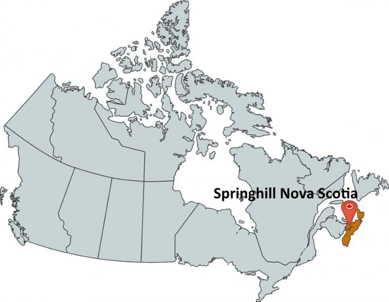 Where is Springhill Nova Scotia?