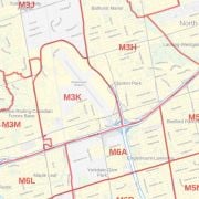 Street Detail Ottawa-Gatineau Wall Map Extra Large 79 x 48 Laminated 