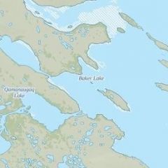 Baker Lake Map