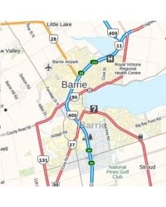 Barrie Ontario Map