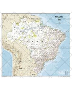 Brazil Classic Map