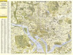 Central Washington District Of Columbia Published 1948 Map