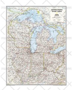 Great Lakes U S Atlas Of The World 10Th Edition Map