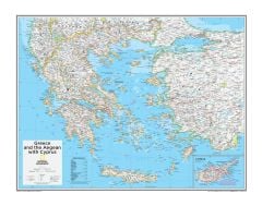 Greece And The Aegean With Cyprus Atlas Of The World 10Th Edition Map