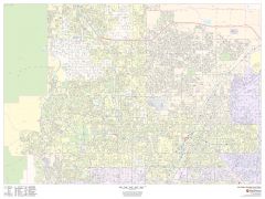 Las Vegas, Nevada Inner Metro - Landscape Map