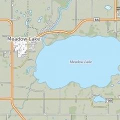 Meadow Lake Saskatchewan Map