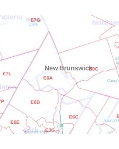 New Brunswick Postal Code Map