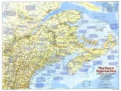 Northern Approaches Maine To The Maritimes Published 1985 Map