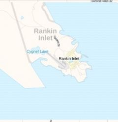 Rankin Inlet Nunavut Map