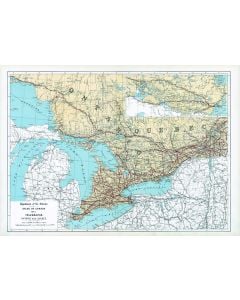Telegraphs Ontario And Quebec 1906 Map