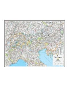 The Alps Region Atlas Of The World 10Th Edition Map