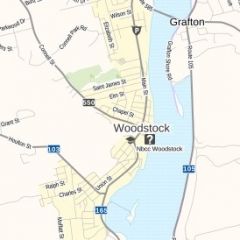 Woodstock Map, Ontario