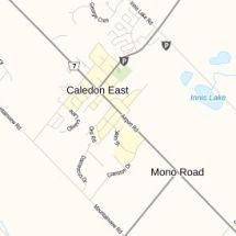 Caledon East Ontario Map