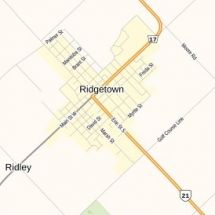 Ridgetown Ontario Map