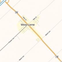 West Lorne Ontario Map