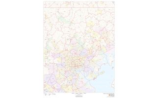 Baltimore County ZIP Code Map, Maryland
