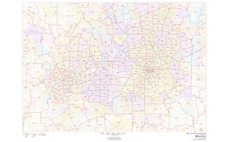 Dallas - Fort Worth Zip Codes Map, Texas ZIP Codes