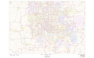 Franklin County, Ohio ZIP Codes Map