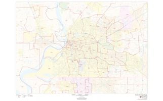 Memphis Zip Codes Map, Tennessee ZIP Codes