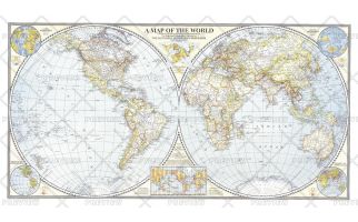 World Map - Published 1941