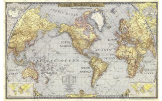 World Map - Published 1943