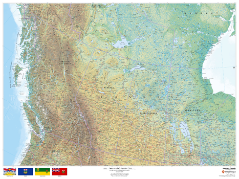 Western Canada Map