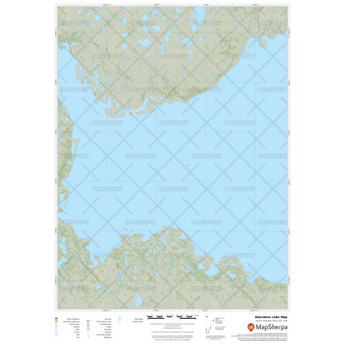 Aberdeen Lake Map