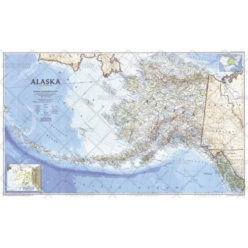Alaska Published 1994 Map