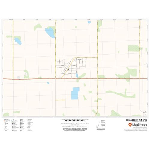 Bon Accord Alberta Map