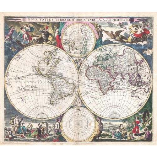Bormeester Map Of The World 1685
