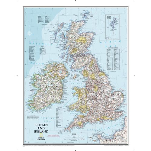 Britain And Ireland Classic Map