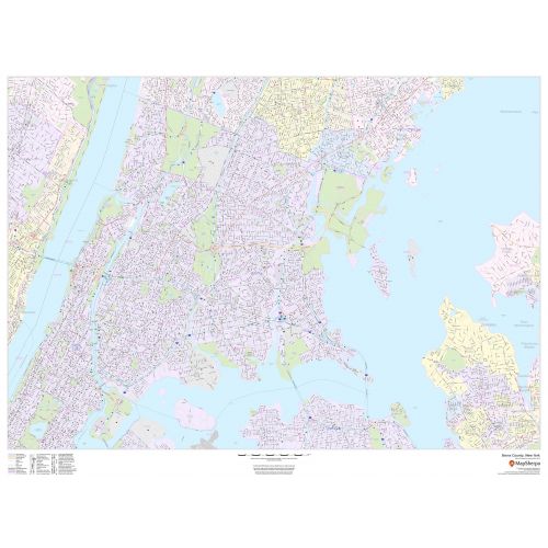 Bronx County, New York Map