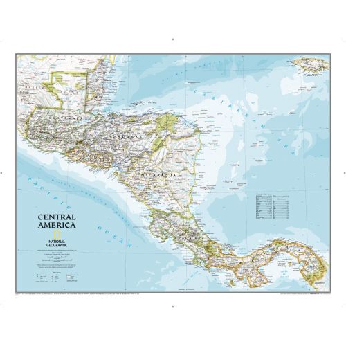 Central America Classic Map