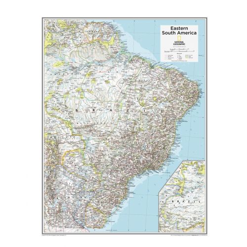 Eastern South America Atlas Of The World 10Th Edition Map