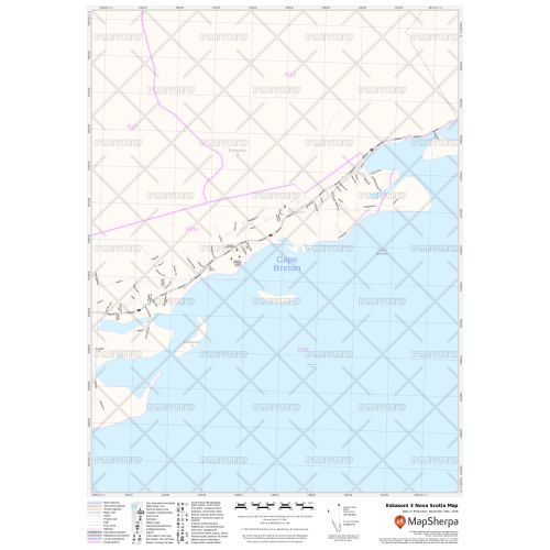 Eskasoni 3 Nova Scotia Map