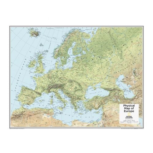 Europe Physical Atlas Of The World 10Th Edition Map