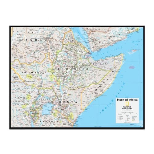 Horn Of Africa Atlas Of The World 10Th Edition Map