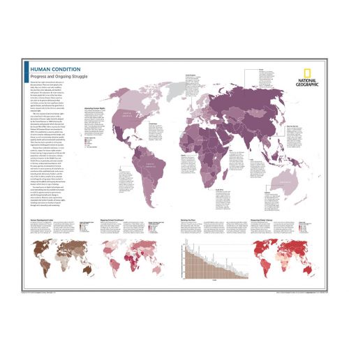 Human Condition Progress And Ongoing Struggle Atlas Of The World 10Th Edition Map