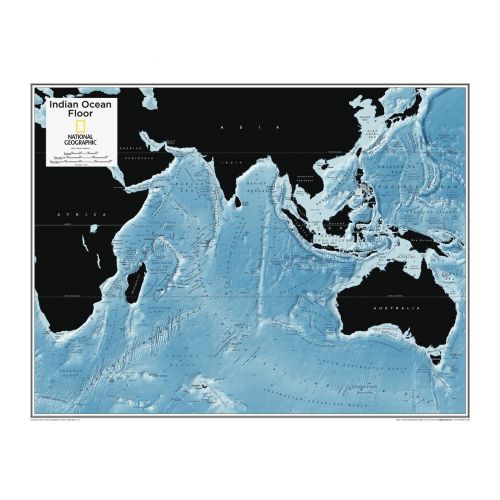Indian Ocean Floor Atlas Of The World 10Th Edition Map