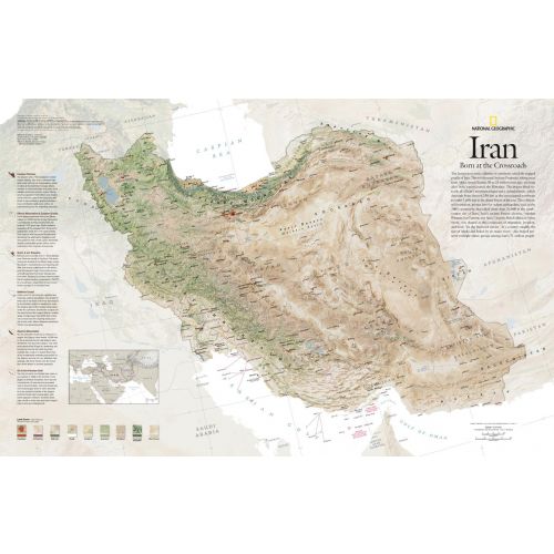Iran Born At The Crossroads Published 2008 Map