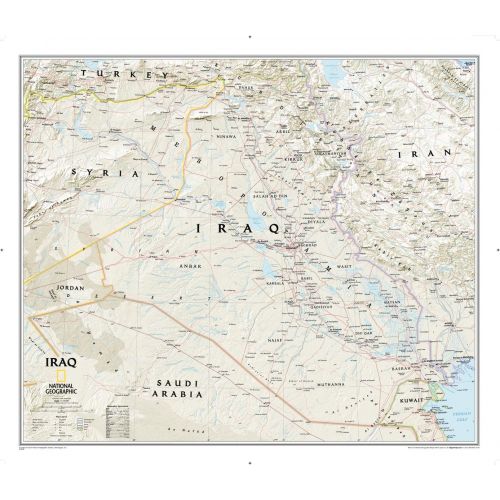 Iraq Classic Map